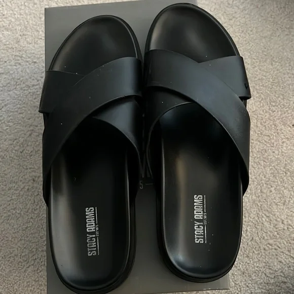 Stacy Adams | Shoes | Black Stacy Adams Criss Cross Slipper  display picture 3